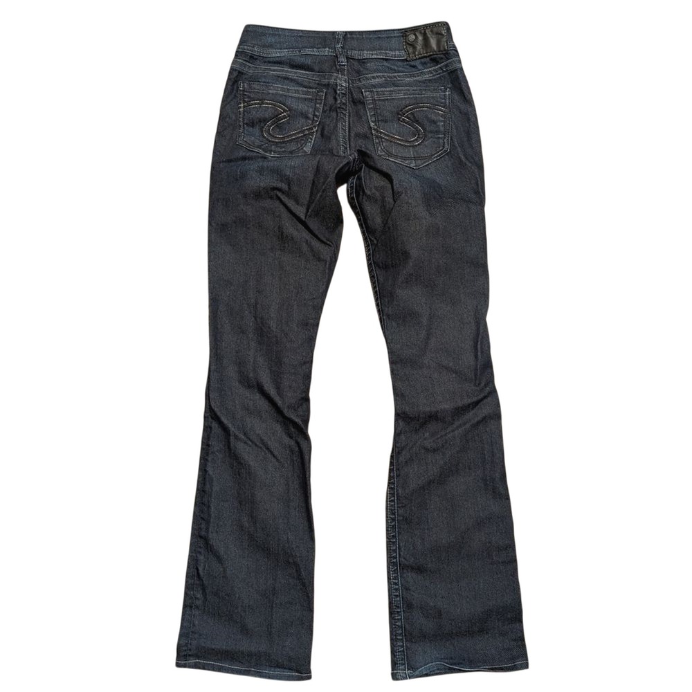 SILVER JEANS Suki Womens 26 x 33 Tall Curvy Bootcut Flare Boot Leg Dark Denim‎
